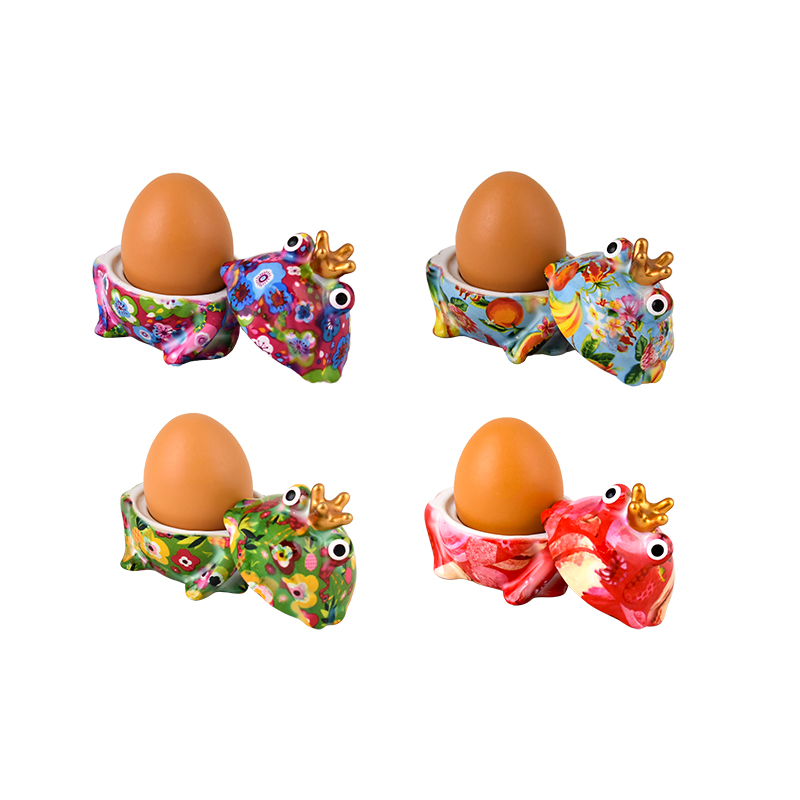 Eierbecher S  Frosch Freddy 7x7x8 cm